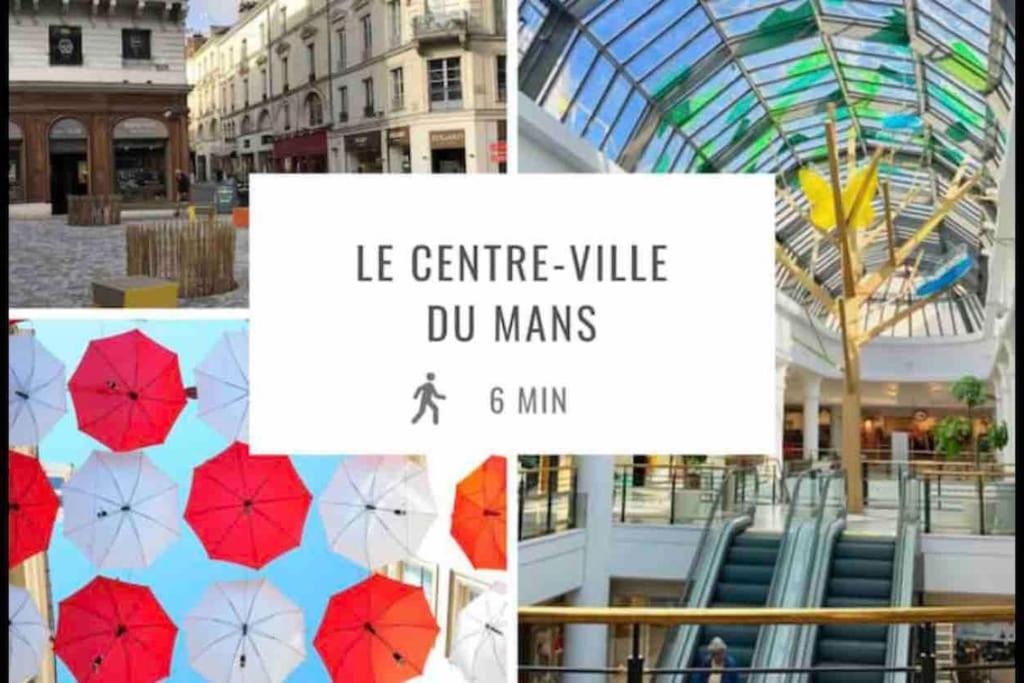 Appartements De Standing Centre Ville, Gare, Jardin,Terrasse 르망 외부 사진